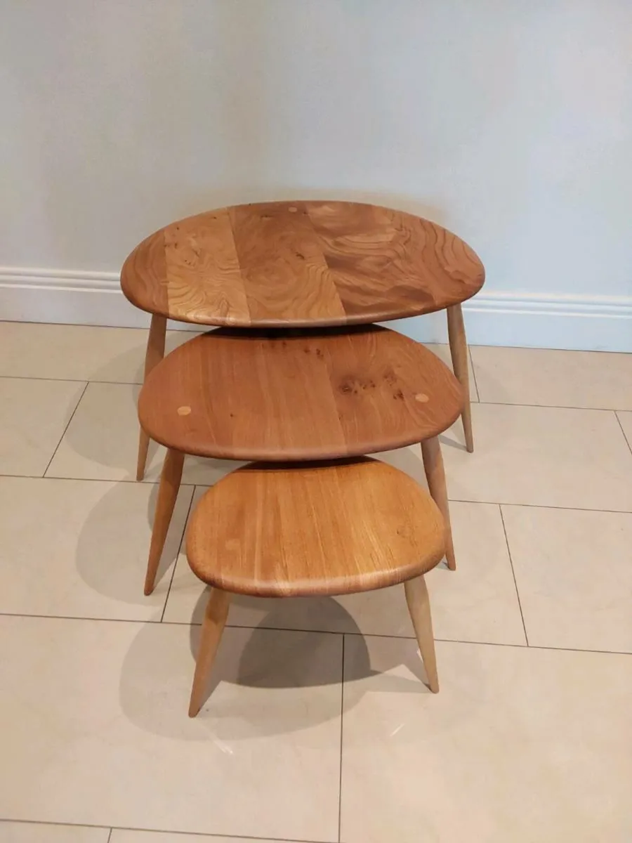 Ercol Pebble Tables - Image 1