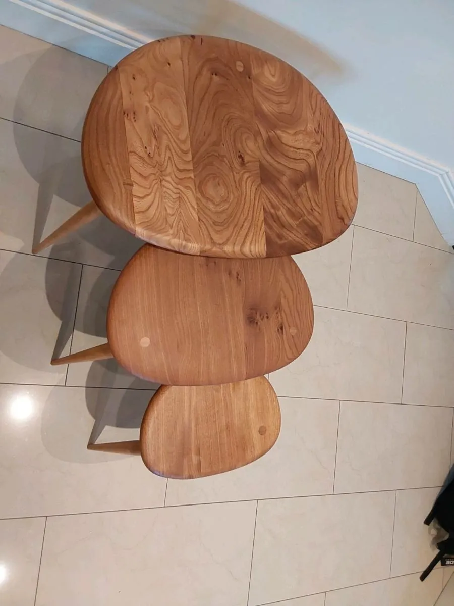Ercol Pebble Tables - Image 2