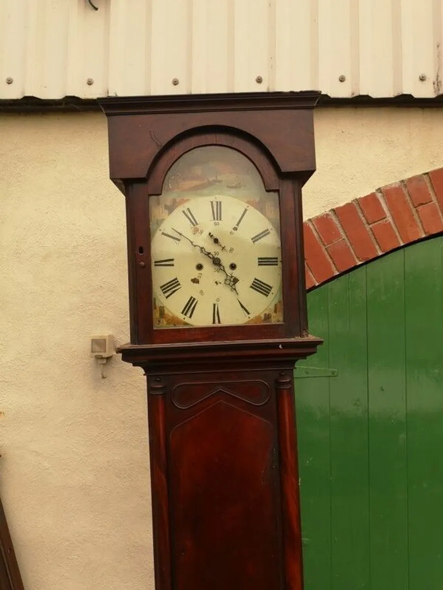 Antique grandfather clock - Image 1