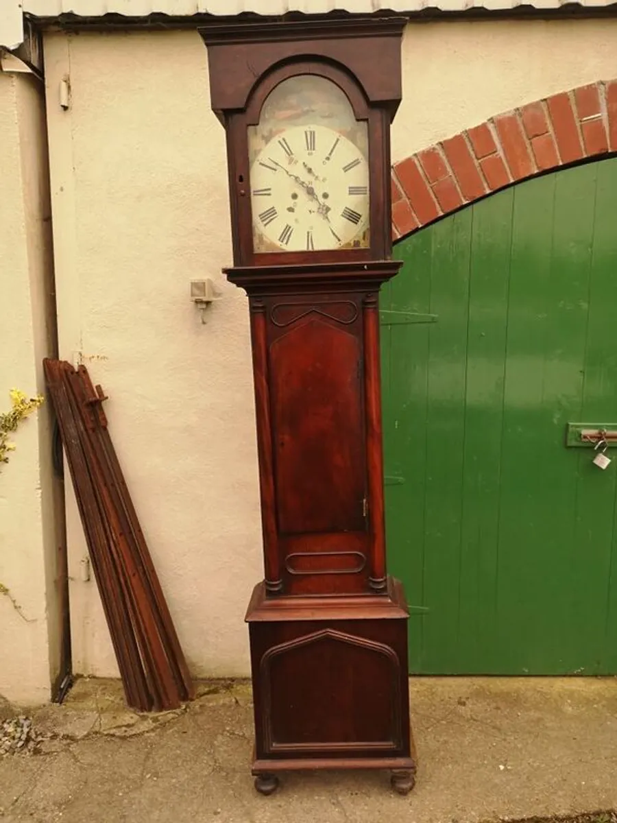 Antique grandfather clock - Image 2