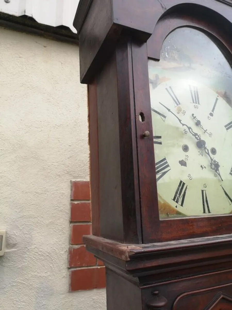 Antique grandfather clock - Image 3
