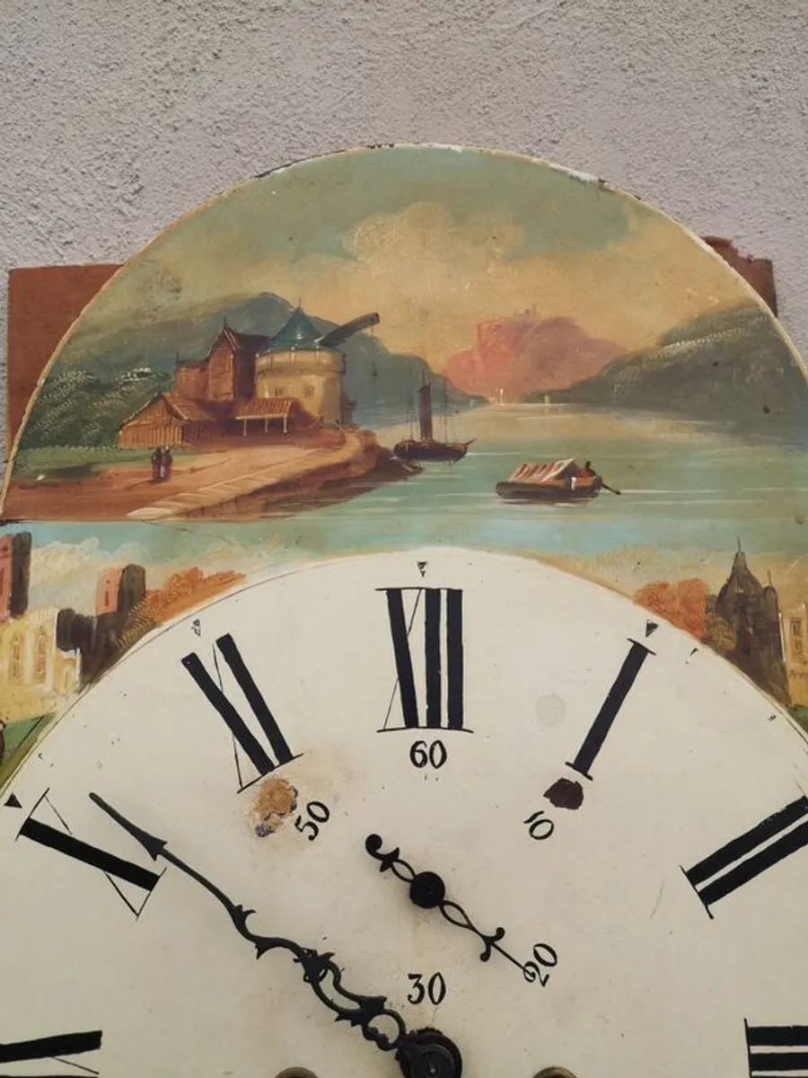 Antique grandfather clock - Image 4