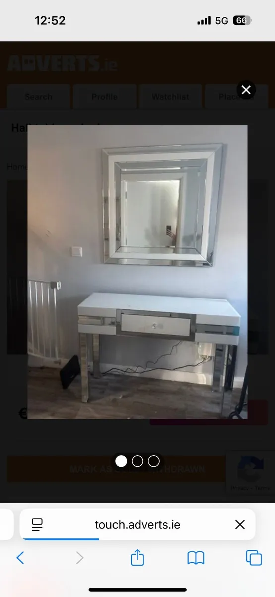 mirror and table - Image 1