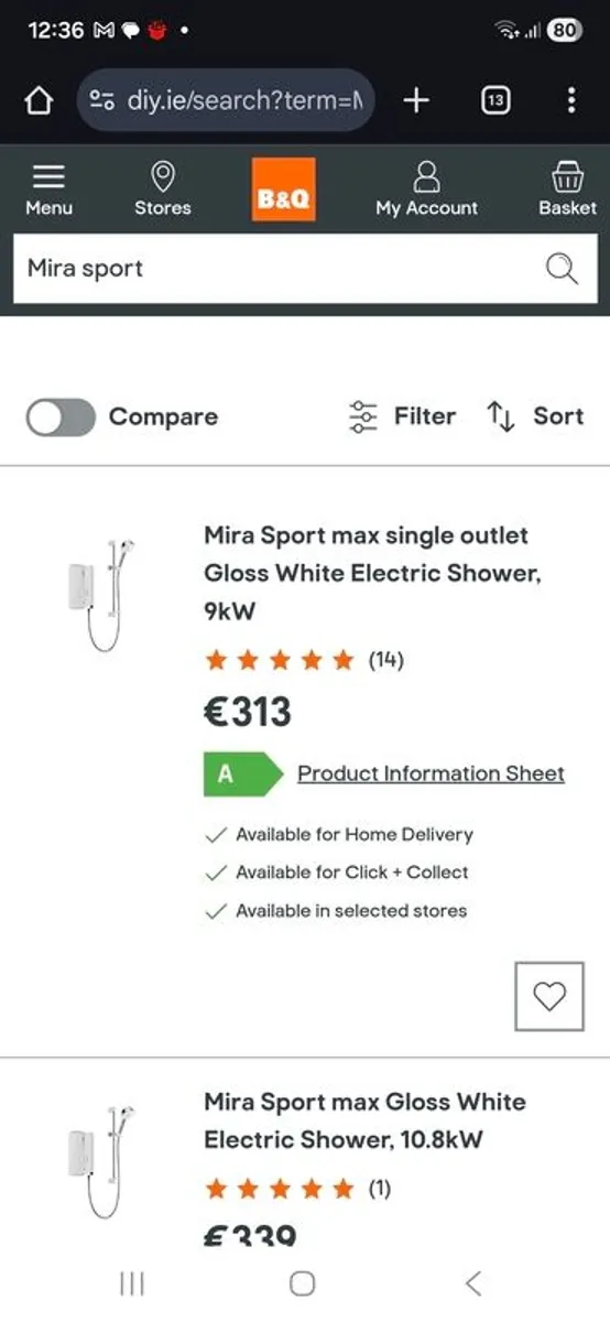 Mira sport shower - Image 3