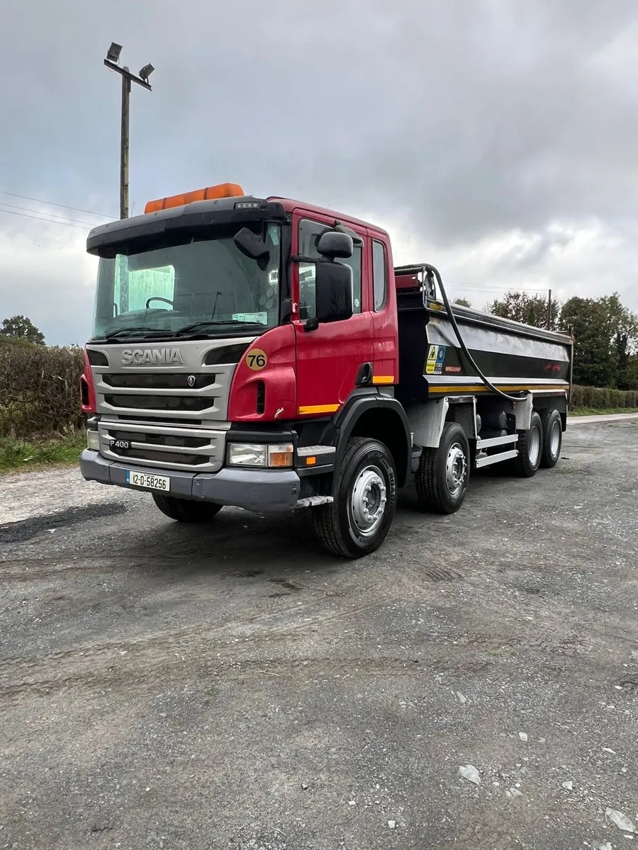 2012 Scania P400 8x4 manual Tipper - Image 1