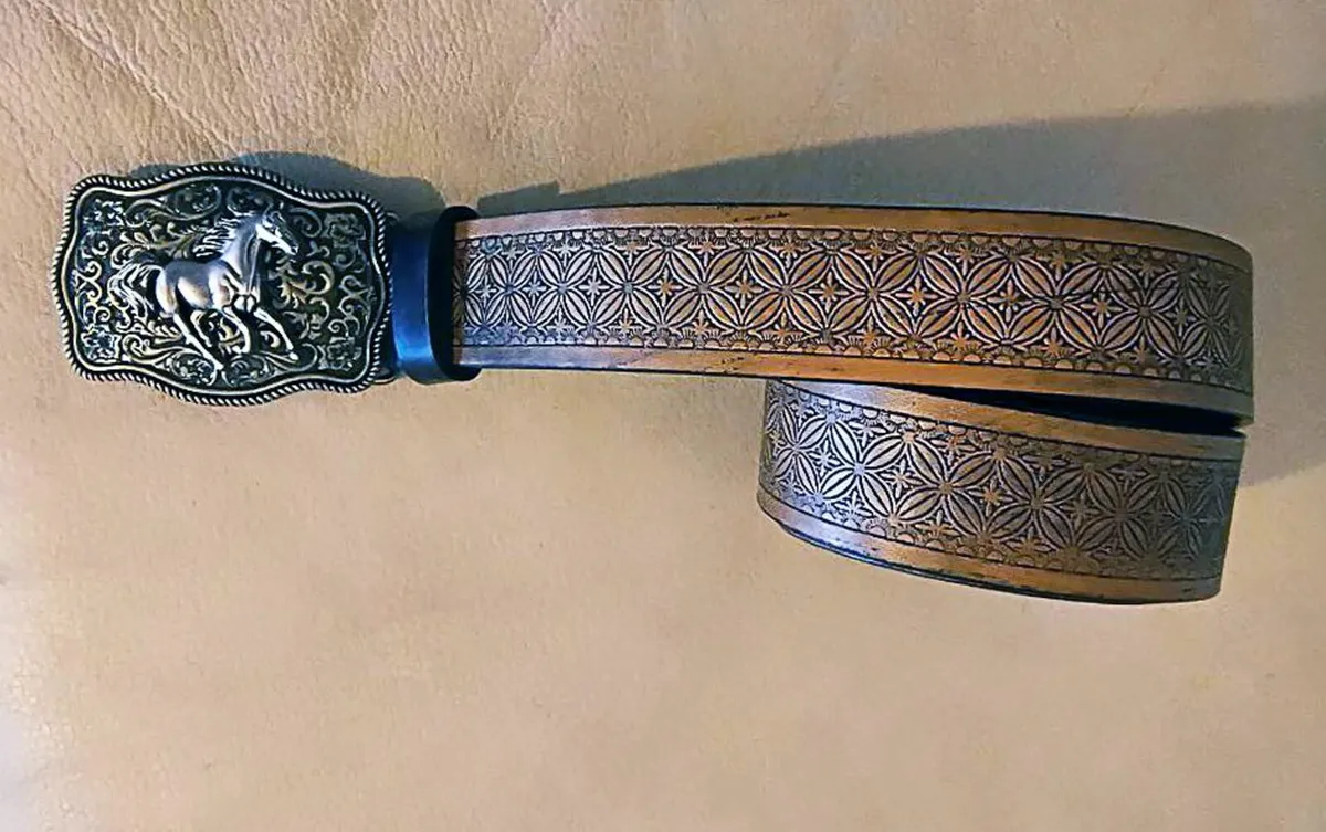 Cowboy Belt  with a horse, WESTERN BELTs New! - Image 4