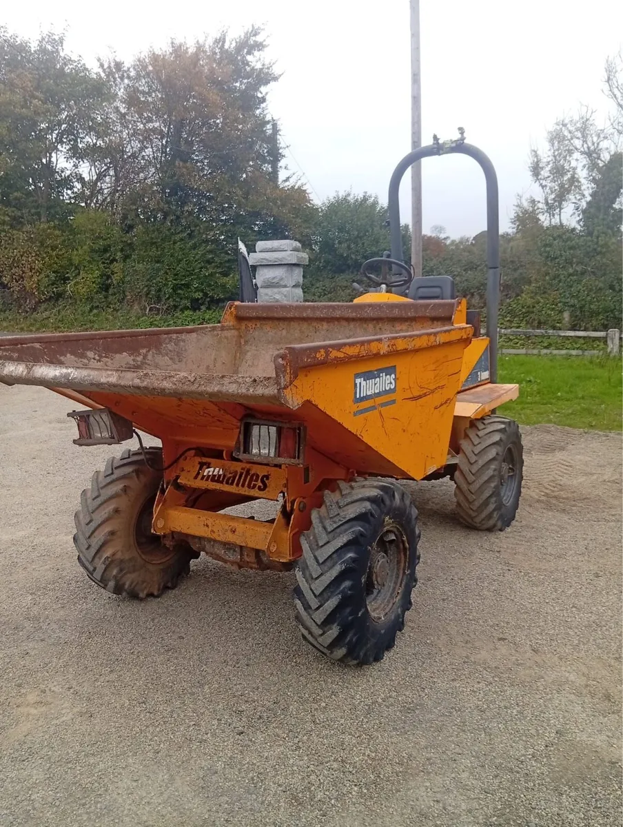 3tonne th waited dumper - Image 1