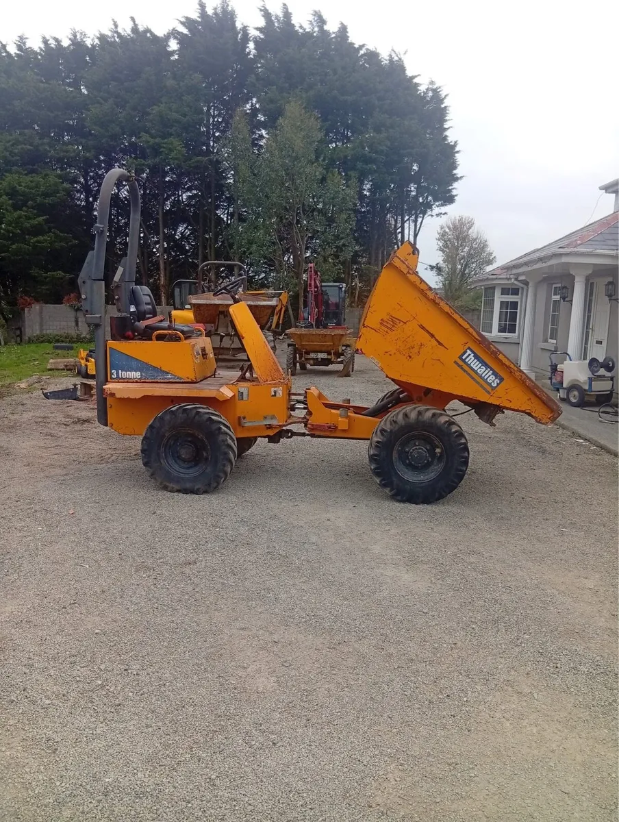 3tonne th waited dumper - Image 2