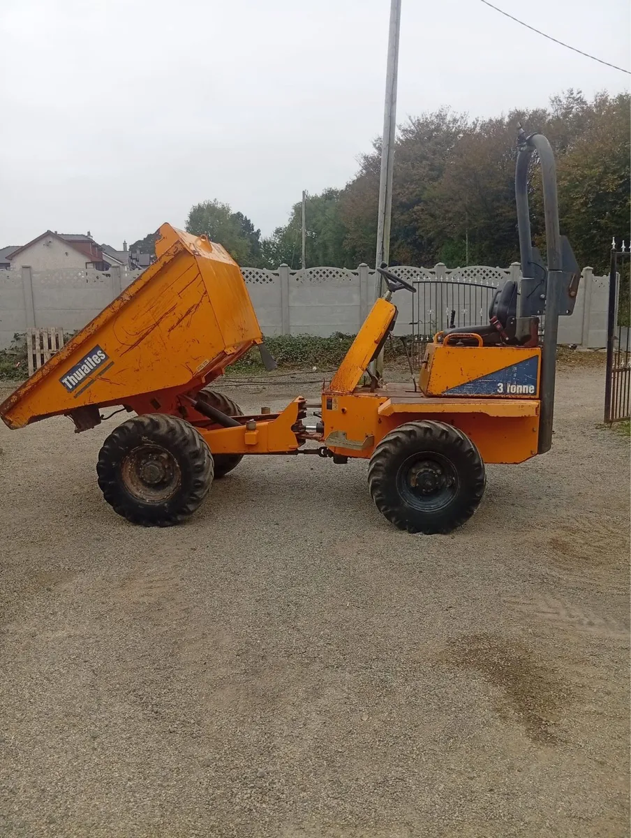 3tonne th waited dumper - Image 3