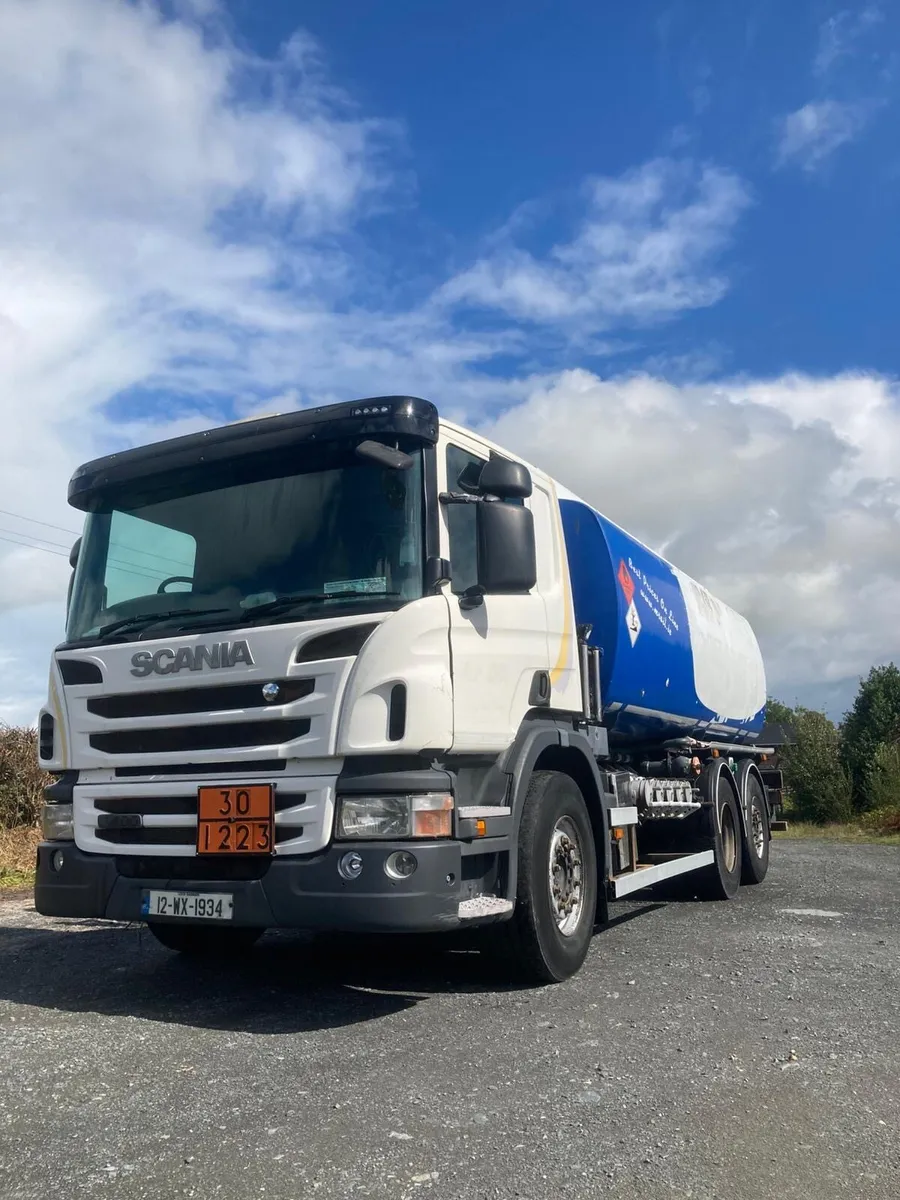 2012 Scania P400, manual, 6x2, rear steer tanker - Image 1