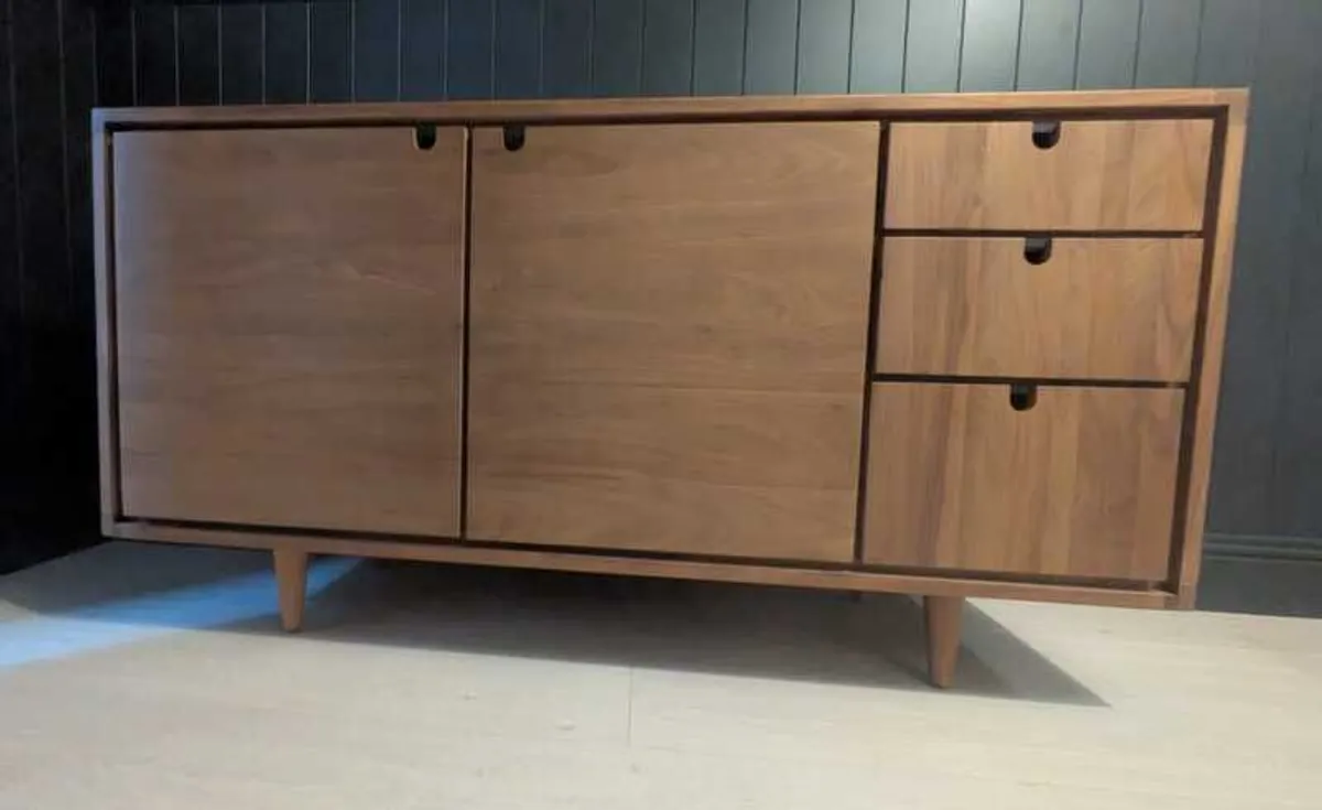 Superb solid walnut sideboard - Image 1