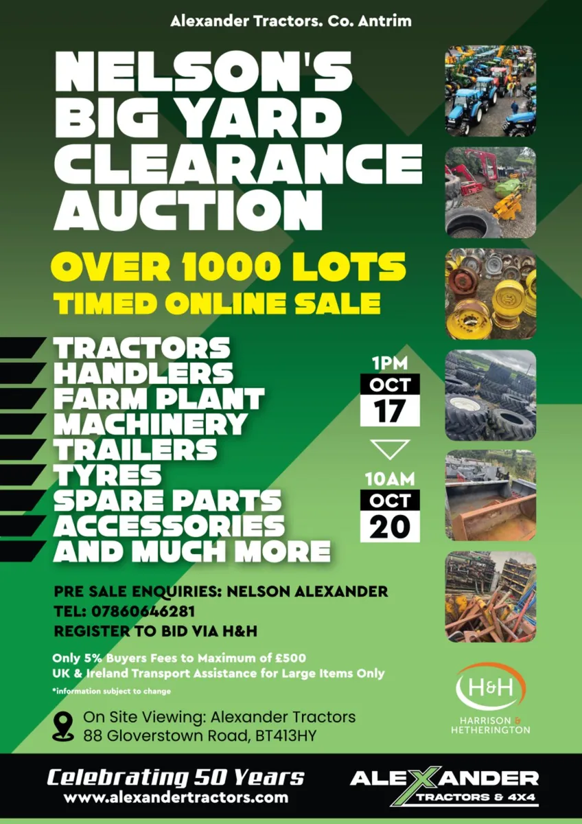Nelson Alexander Tractor Yard Clearance Auction - Image 3