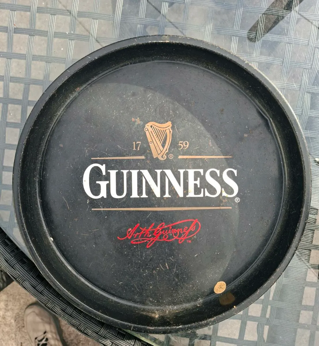 Vintage Guinness Bar Tray - Image 1
