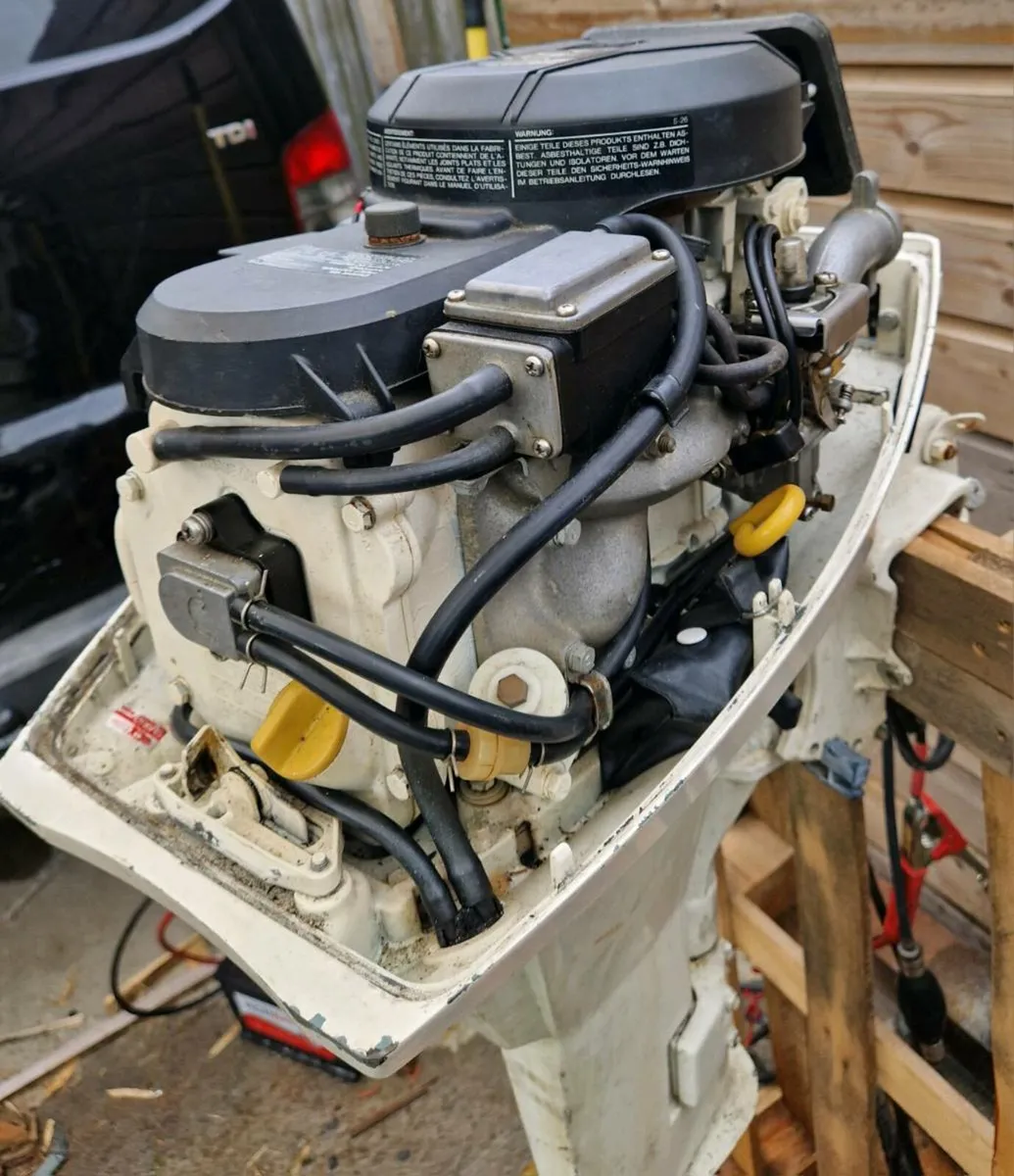 2 x Yamaha 9.9hp 4 stroke engines - Image 3