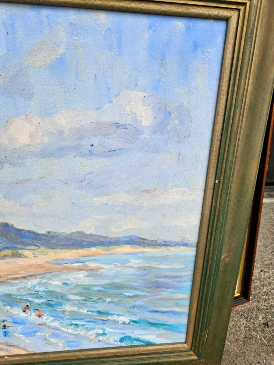 Stanley Pettigrew Oil on Board Britas Bay Wicklow - Image 4
