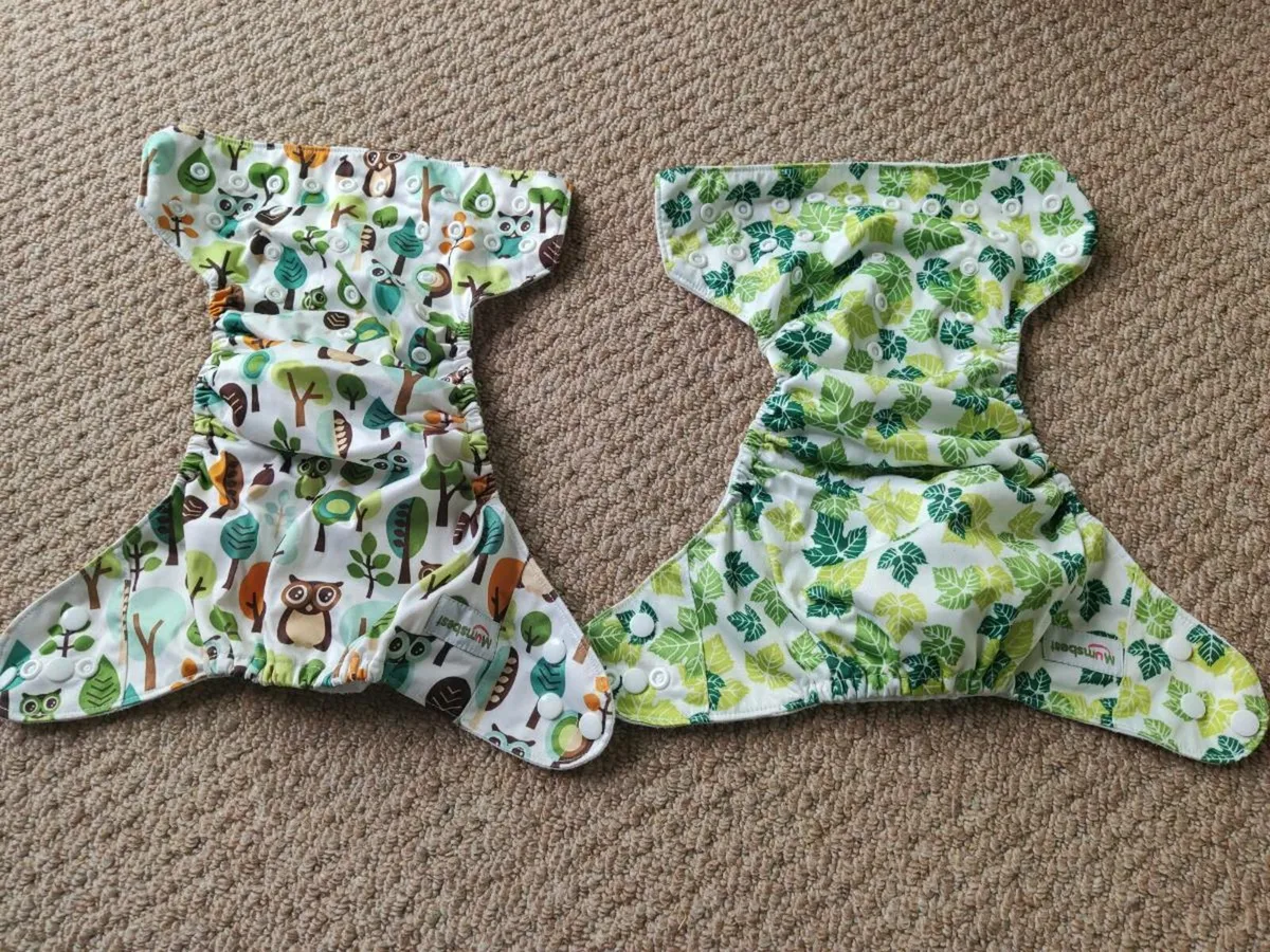 Cloth nappies large bag of cloth nappies with inse