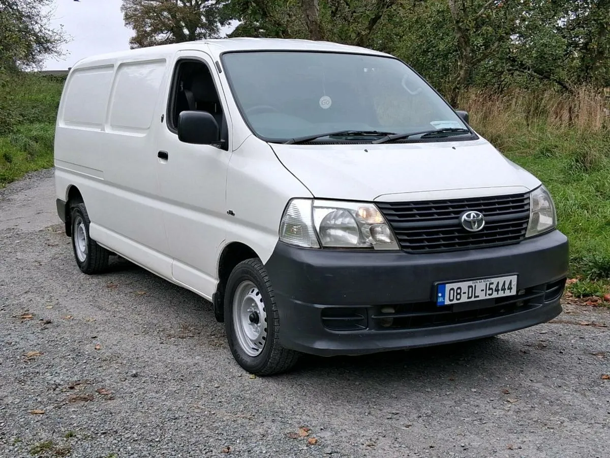 2008 Toyota hiace van €5200 - Image 1