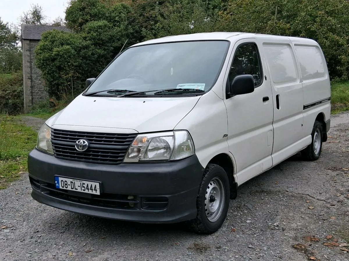 2008 Toyota hiace van €5200 - Image 2