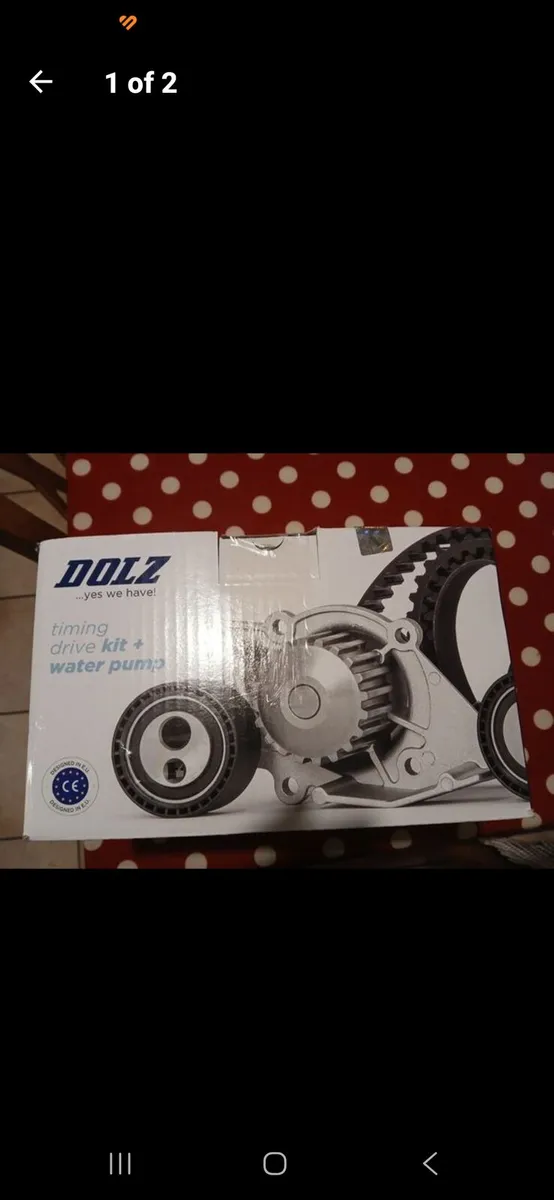 Audi A4 S4 B7
Dolz Timing belt and water pump kit - Image 1