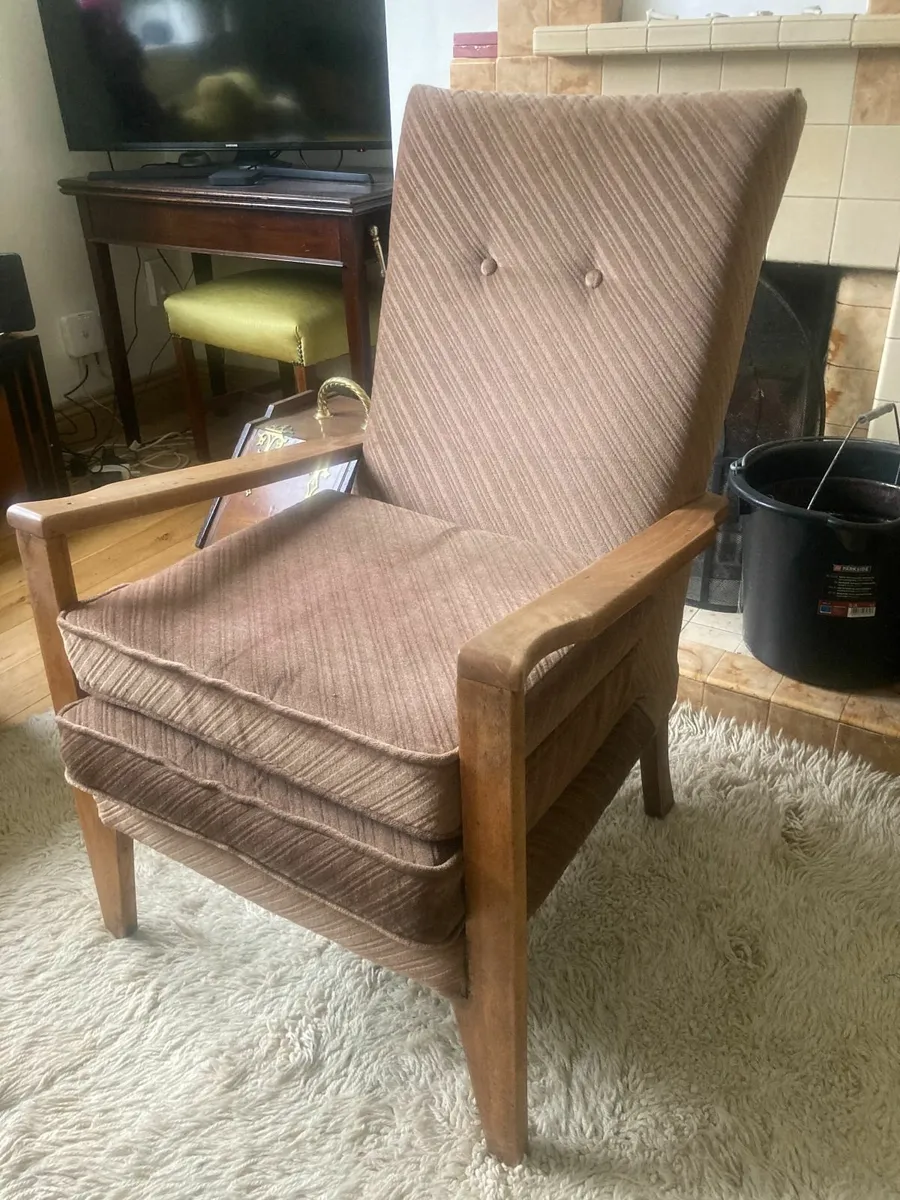 Vintage Fireside Chair - Mid Century. - Image 1