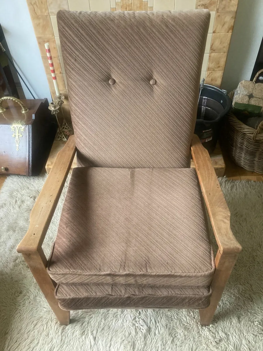 Vintage Fireside Chair - Mid Century. - Image 3