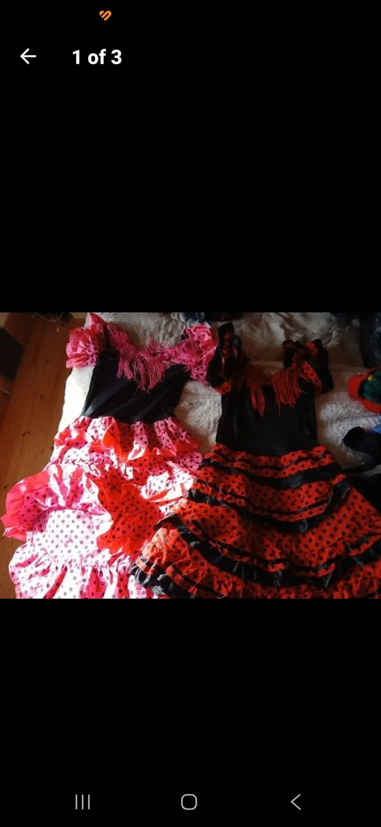 Fancy dress Senorita spanish dresses 4-5 and 6-7 - Image 1