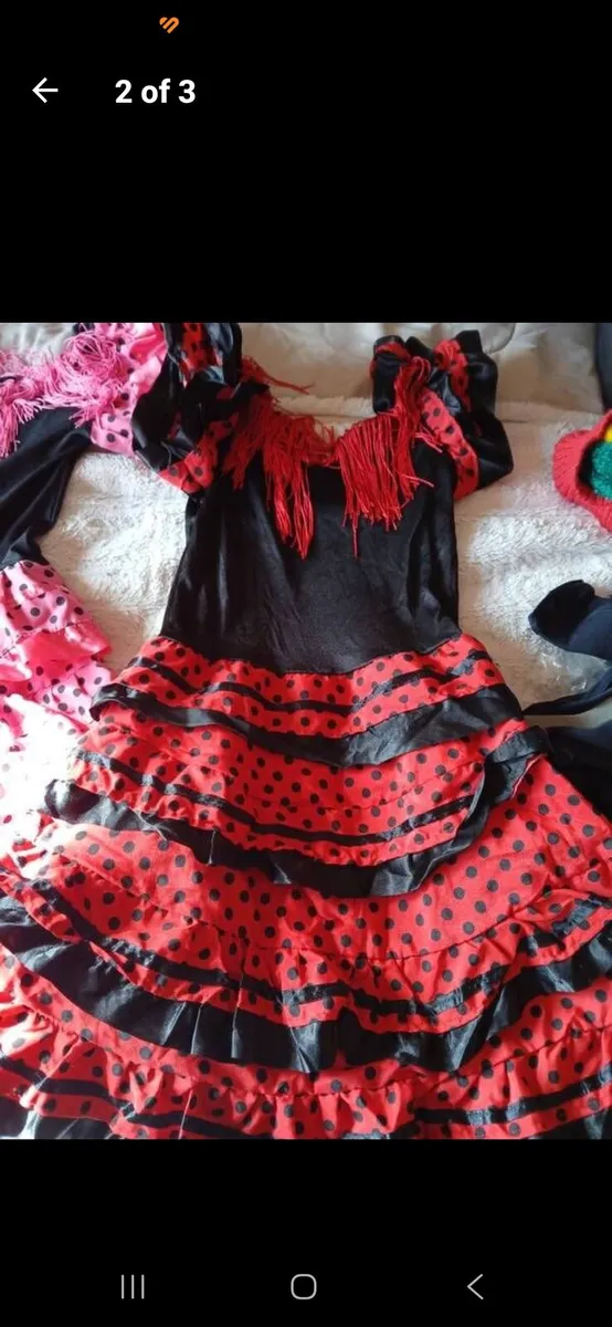 Fancy dress Senorita spanish dresses 4-5 and 6-7 - Image 2