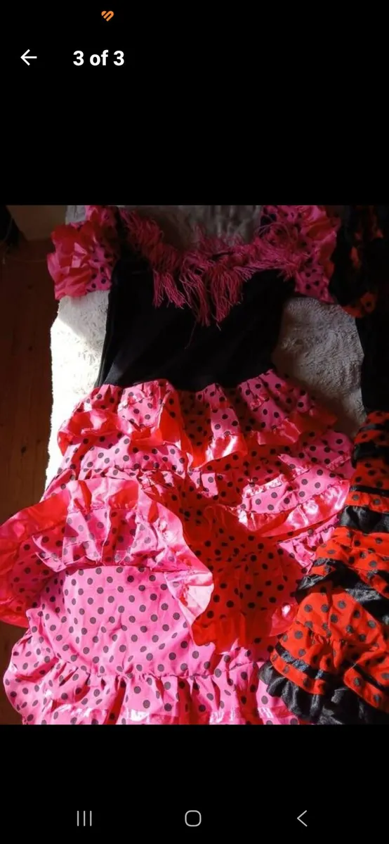 Fancy dress Senorita spanish dresses 4-5 and 6-7 - Image 3