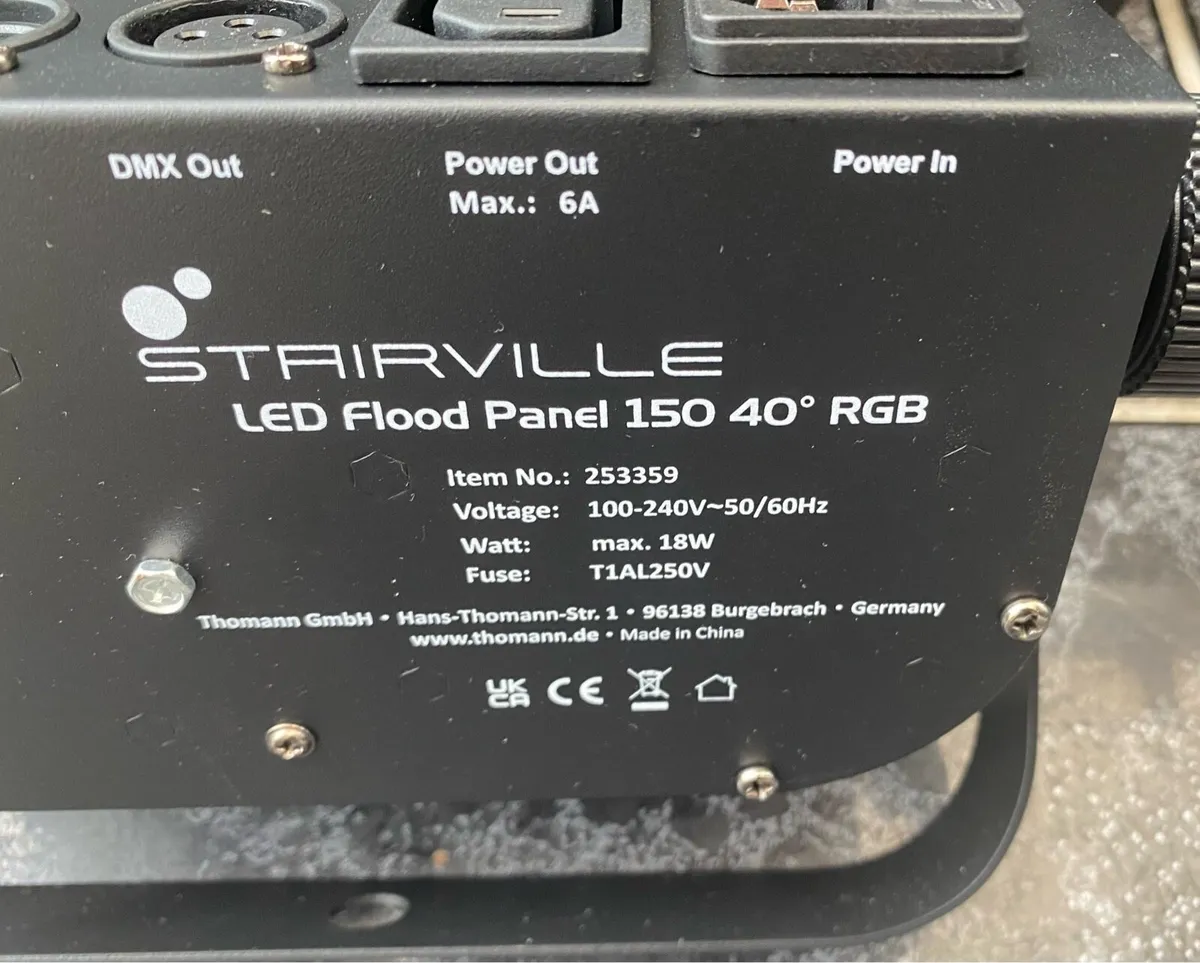 Stairville 150 Led RGB Par Light x 2 - Image 3