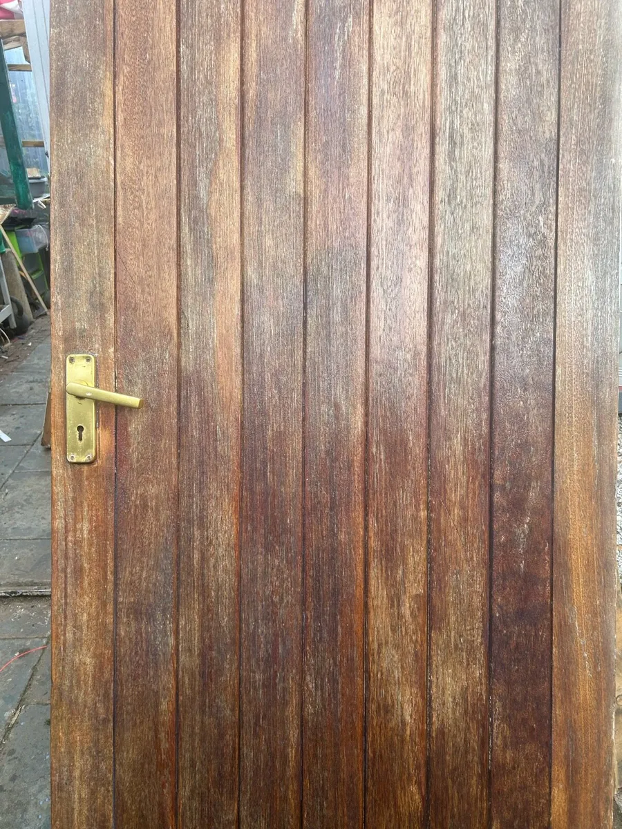 Teak door - Image 1