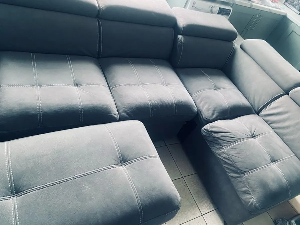 l shape sofa bed with storage - Image 1