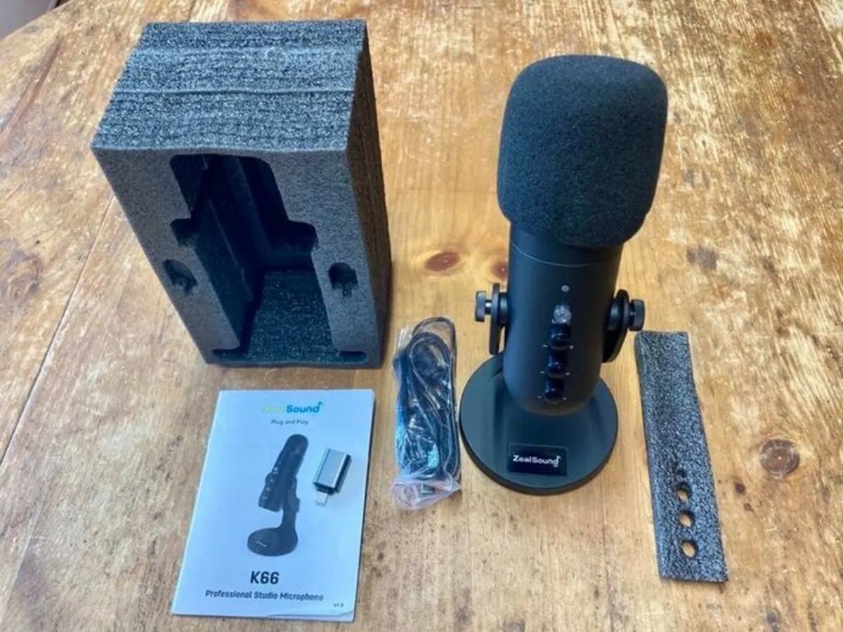 ZealSound K66 USB Studio Microphone - Image 3