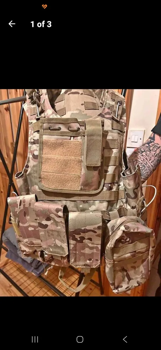 Tactical hunting vest medium to large - Image 1