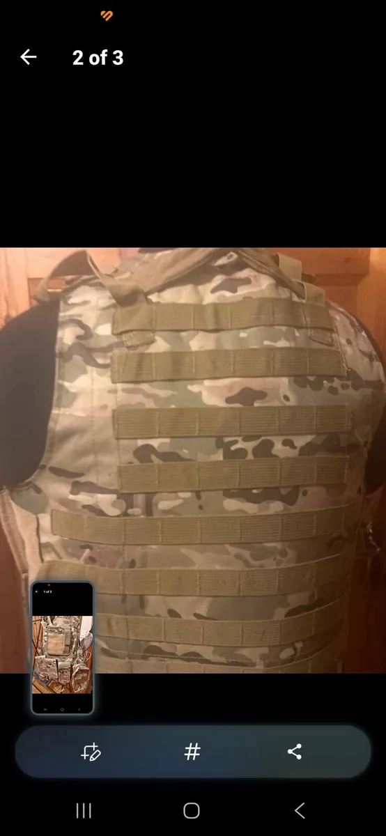 Tactical hunting vest medium to large - Image 2