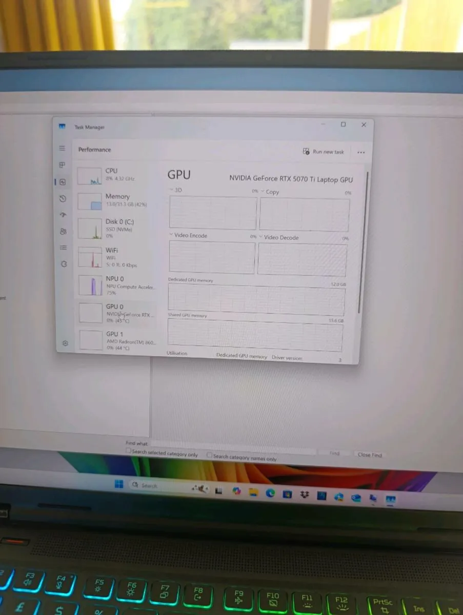 Nitro 16 laptop RTX 5070 TI - Image 1