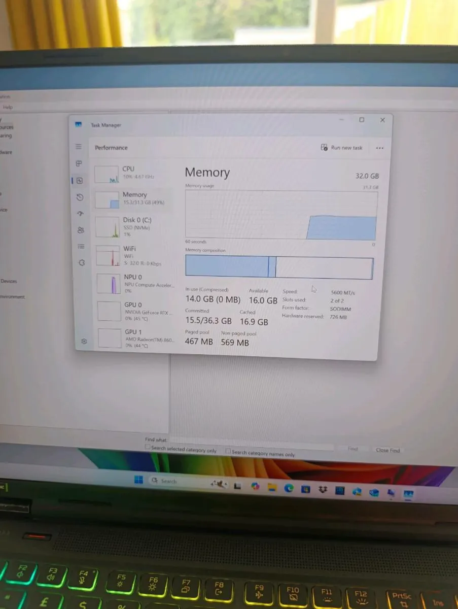 Nitro 16 laptop RTX 5070 TI - Image 2