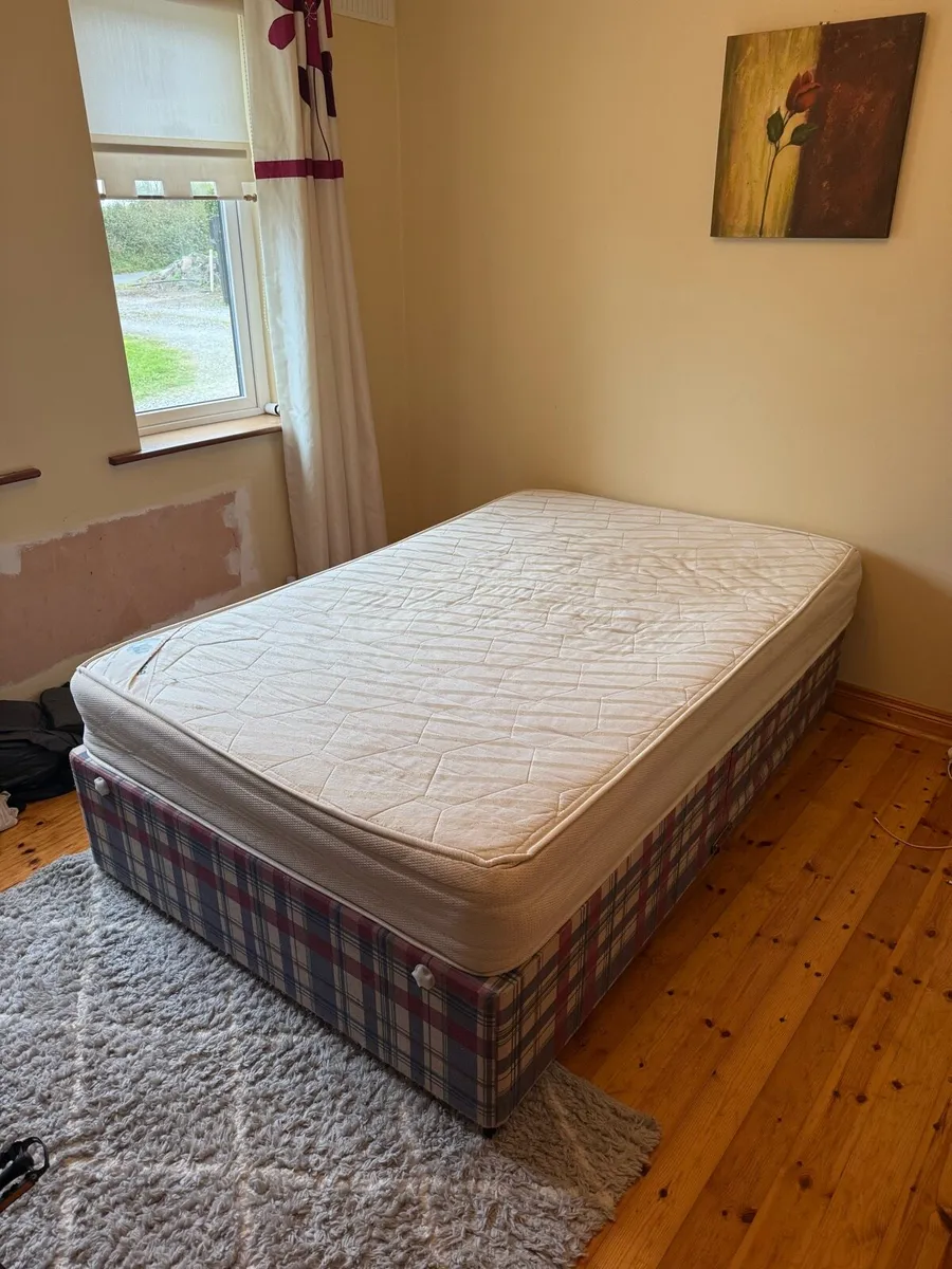 Double Bed with Mattress and Base - Image 2