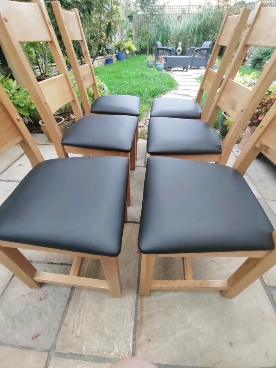 6 kitchen dining chairs - Image 3