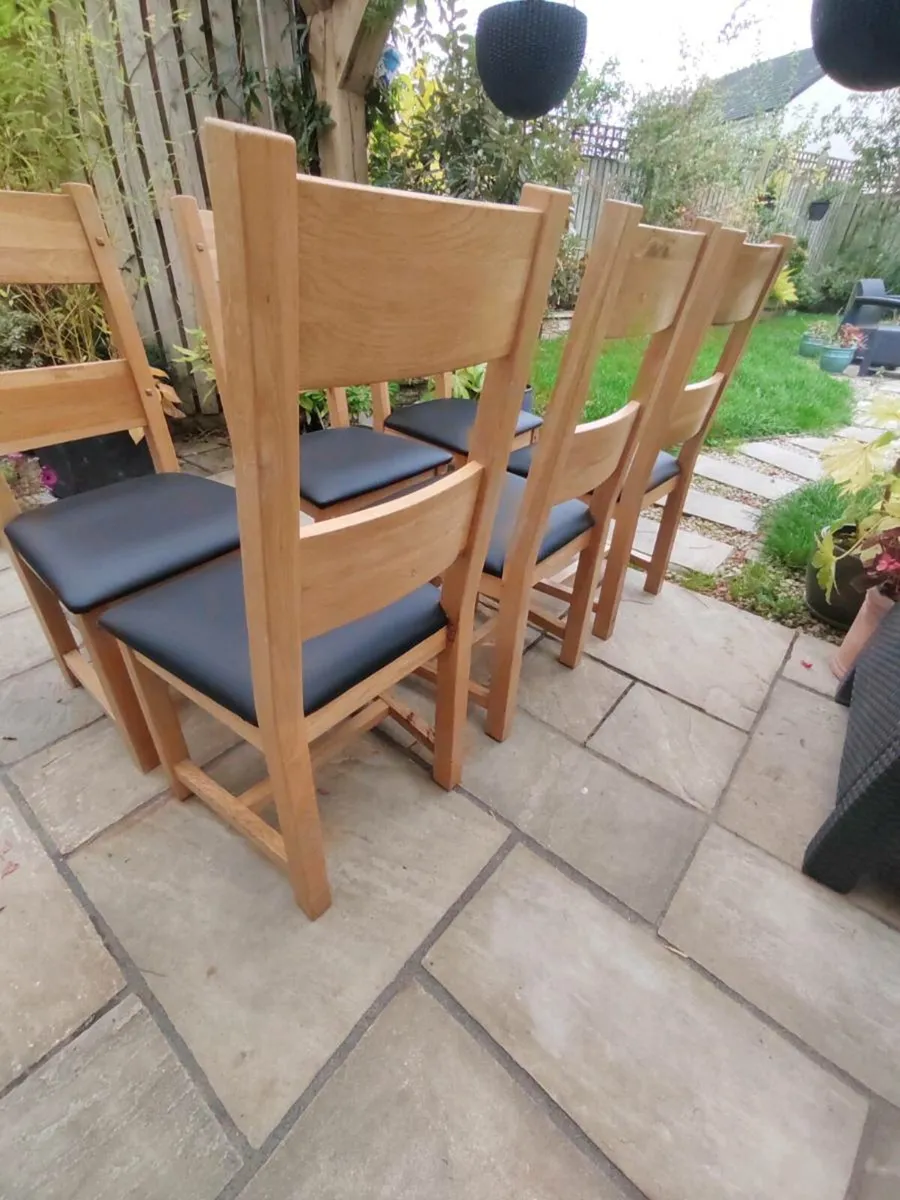 6 kitchen dining chairs - Image 4