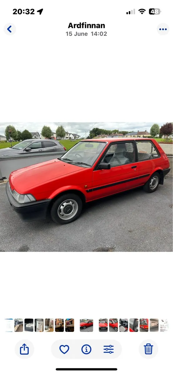Toyota Corolla DX. Peugeot 205, - Image 1