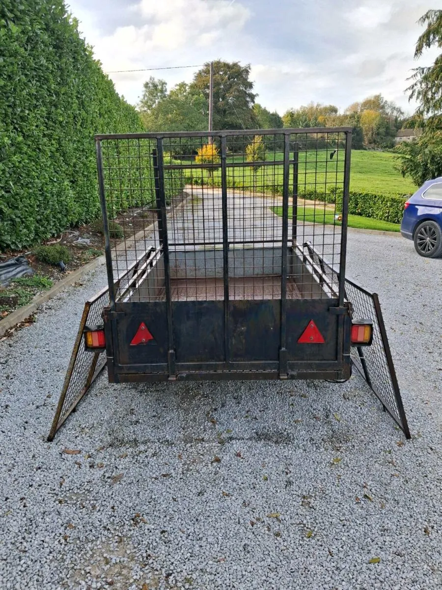 Heavy duty single axle trailer 7 x 4 ft - Image 3