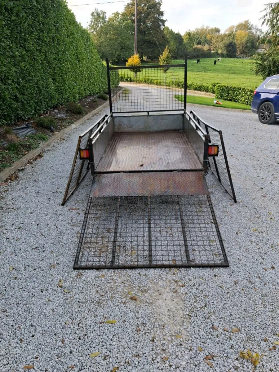 Heavy duty single axle trailer 7 x 4 ft - Image 4