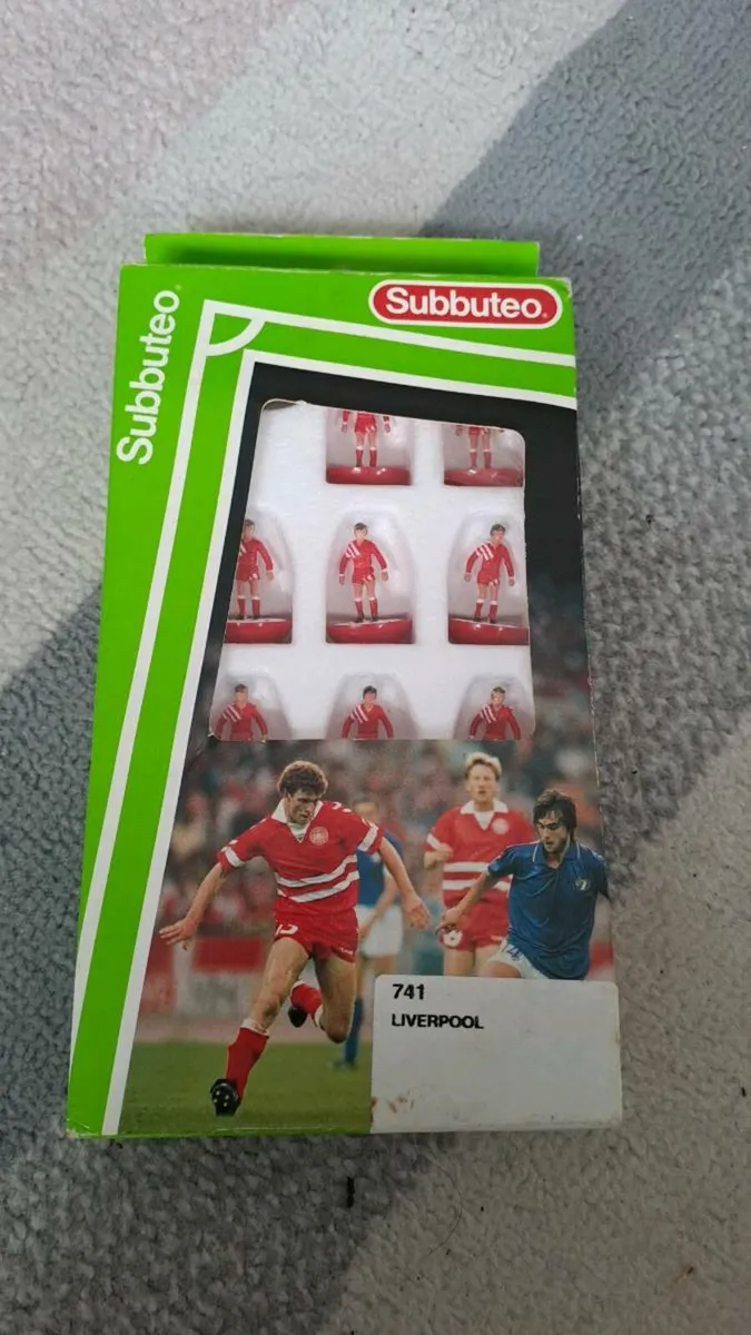 Subbuteo 741 liverpool set boxed