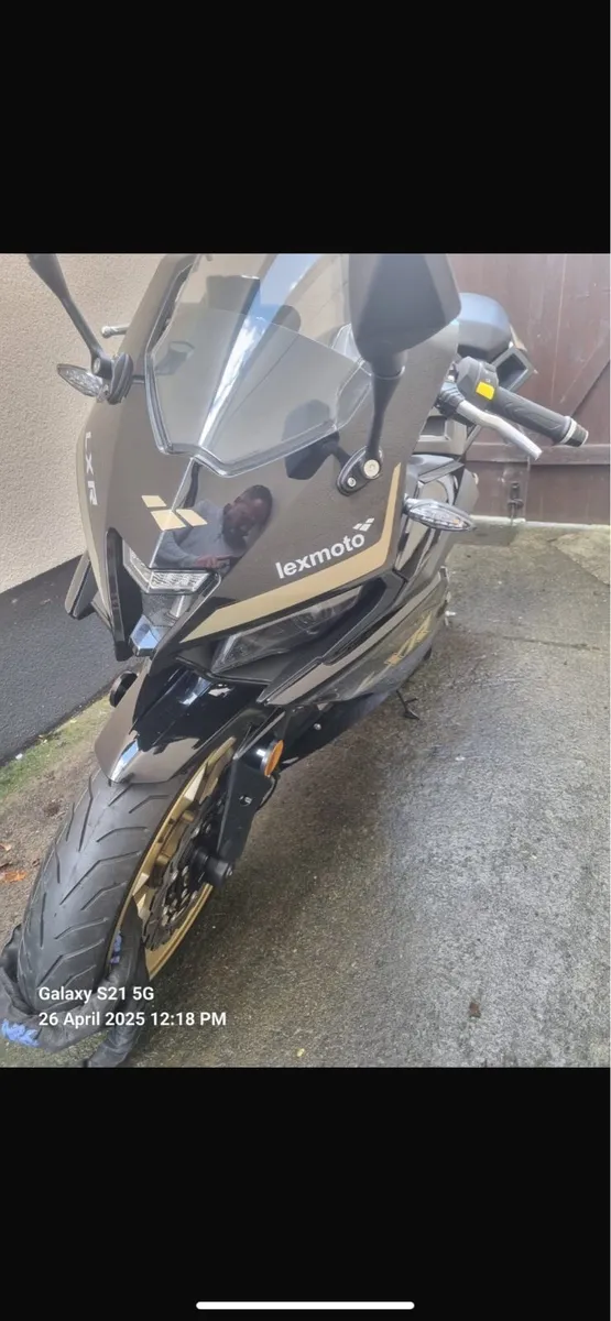 Black/gold lexmoto LXR125 - Image 2