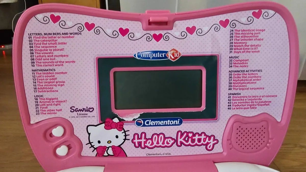 Educational Girls Hello Kitty toy computer - Image 4
