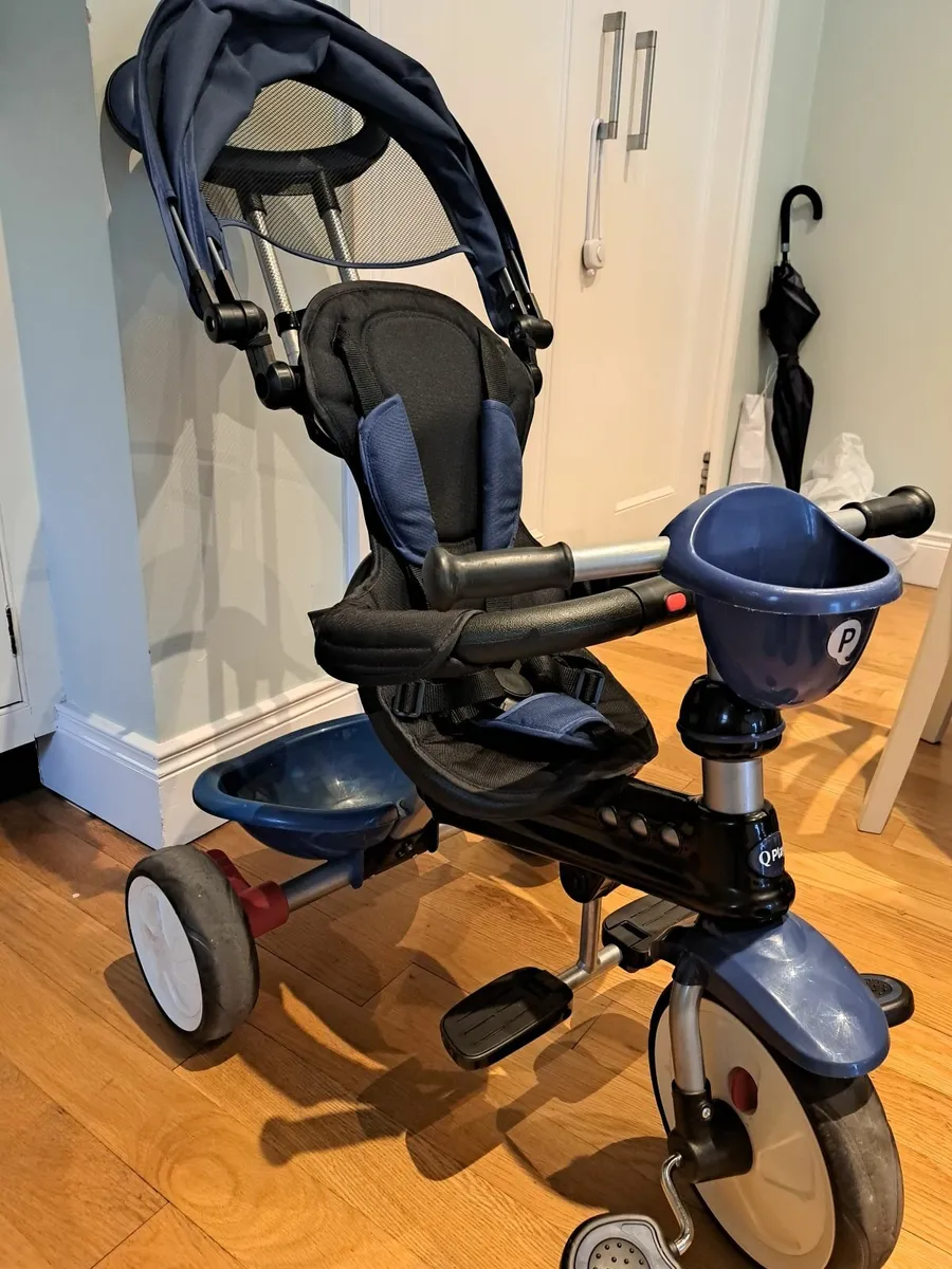 QPlay Cosy 4-in-1 Trike Dark Blue - Image 2