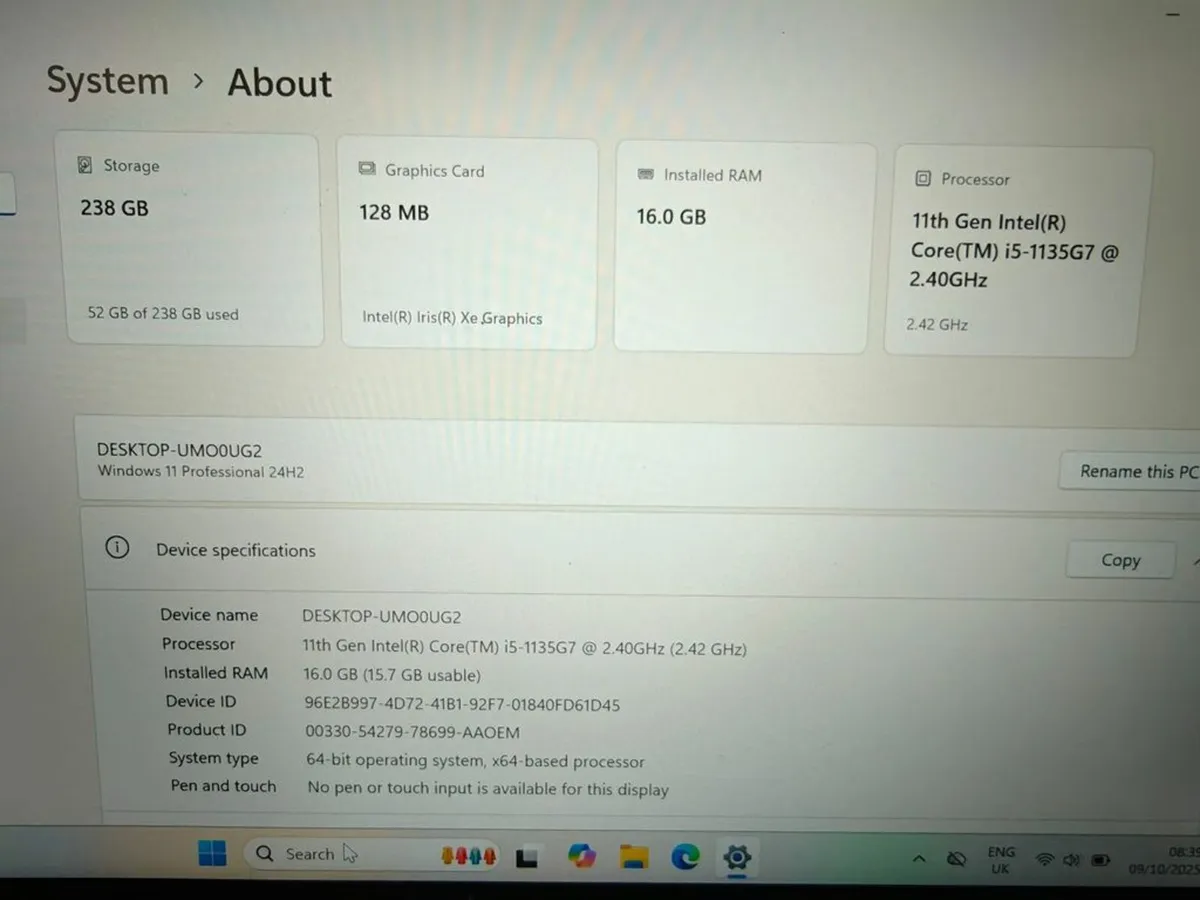 HP Elitebook 830 G8 | i5 (11th gen) | 16GB | 256GB - Image 2