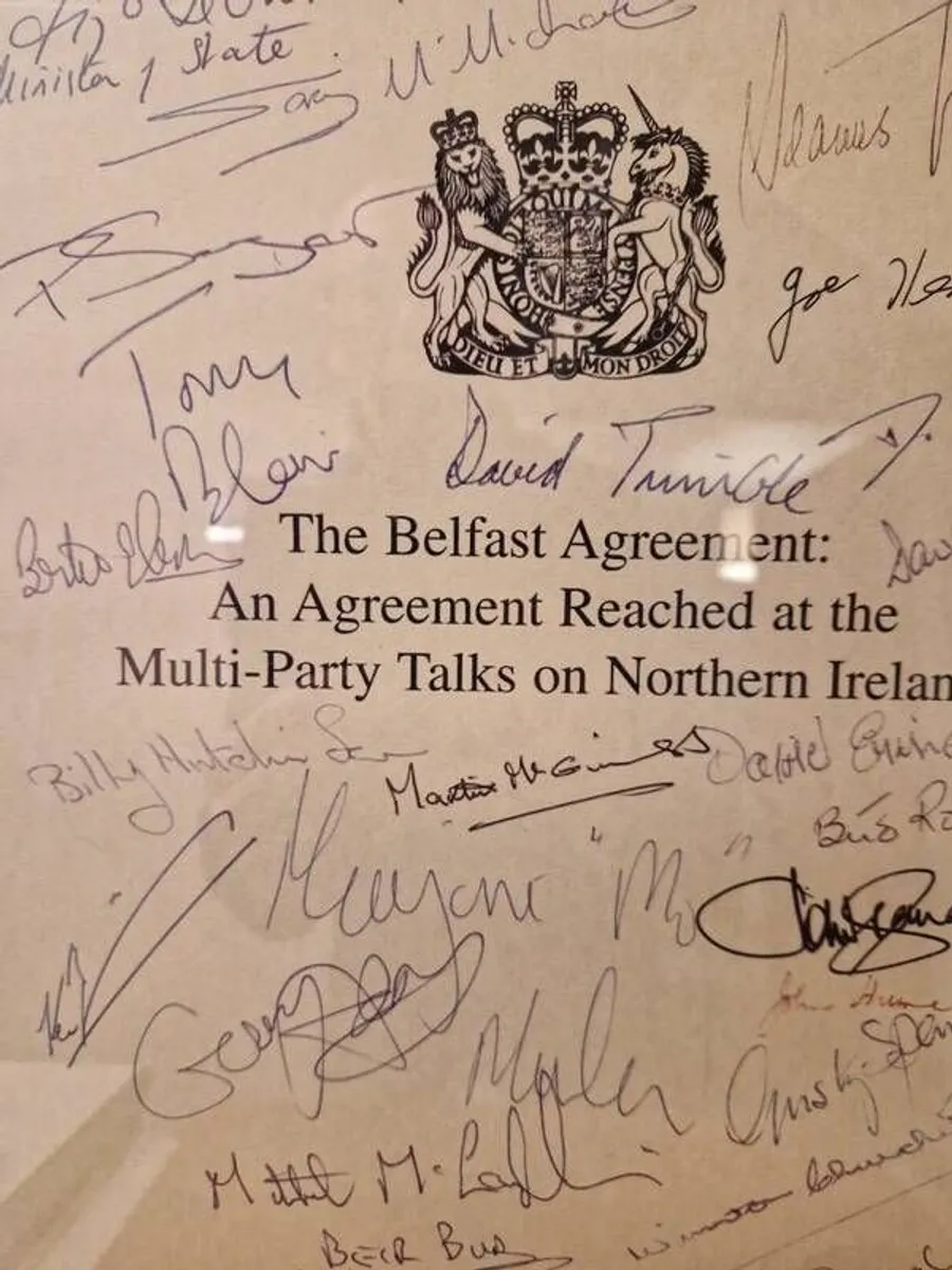 Signed copy of The Good Friday Agreement - Image 2