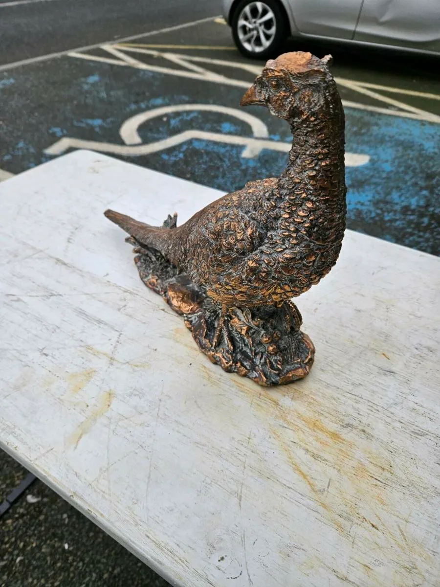 Vintage Looking Copper Effect Pheasant - Image 3