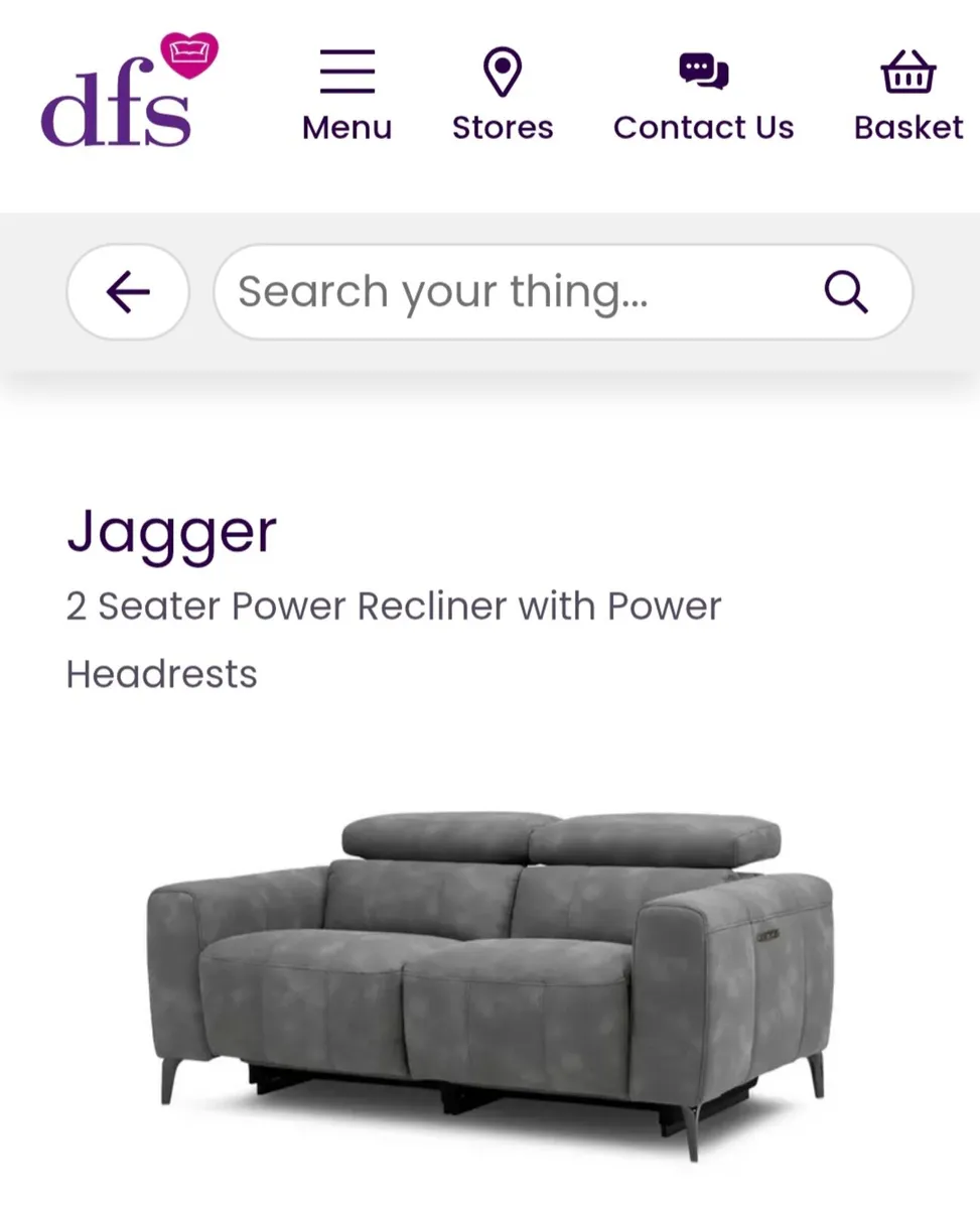 2 seater power reclining sofas - Image 3